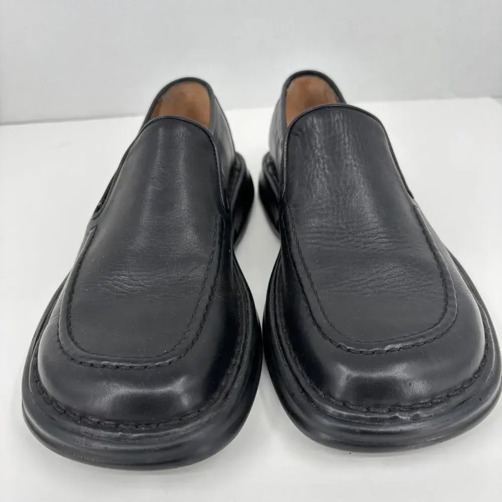 Hitchcock Limac Dress Shoe Mens EU 40 Black Leather Slip On‎ Made in Portugal